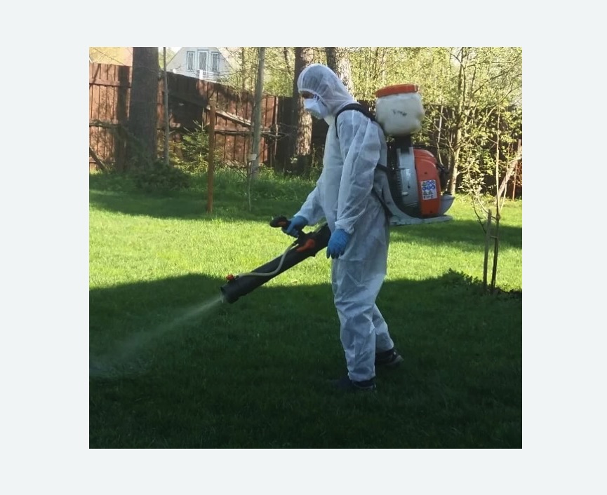 Обработка территории от клещей в Менделеево